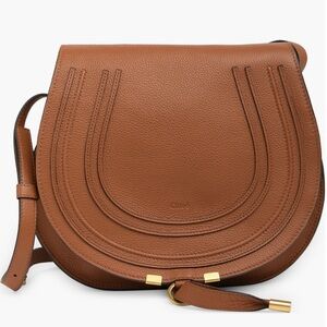 Brown Leather Saddle Bag
